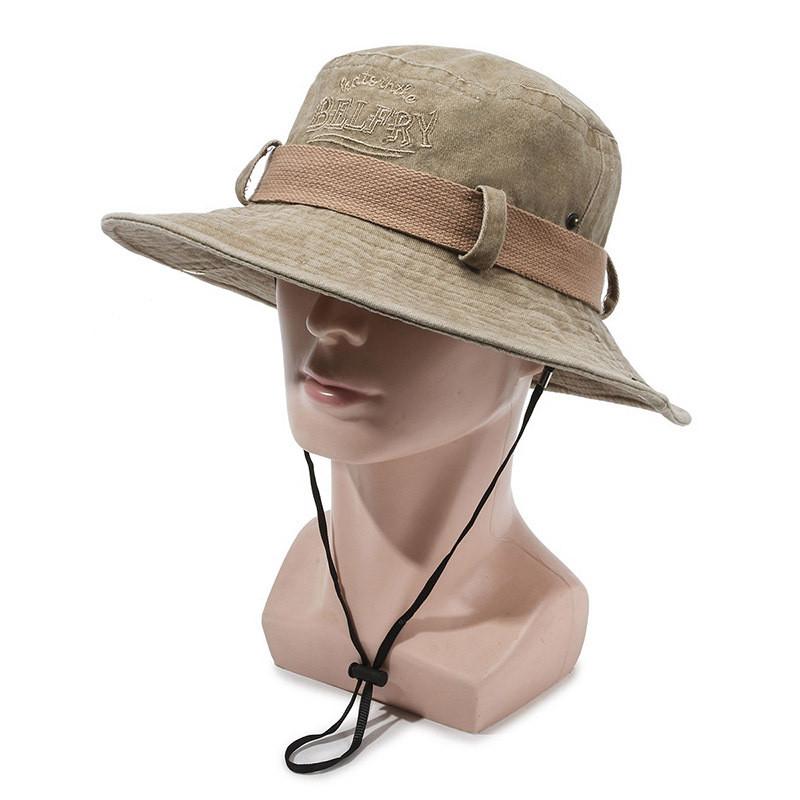 Outdoor Wide Brim Cotton Hat With Windproof Rope For Men And Women Summer Sun Protection хакі
Outdoor Wide Brim Cotton Hat With Windproof Rope For Men And Women Summer Sun Protection хакі