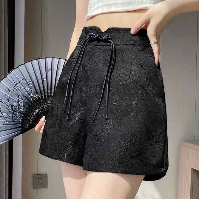 Retro Chinese Style High-Waisted A-Line Wide-Leg Pants with Jacquard Frog Button - Women s Slimming Spring Collection S (Recommended 40-48 kg)
Retro Chinese Style High-Waisted A-Line Wide-Leg Pants with Jacquard Frog Button - Women s Slimming Spring Collection S (Recommended 40-48 kg)