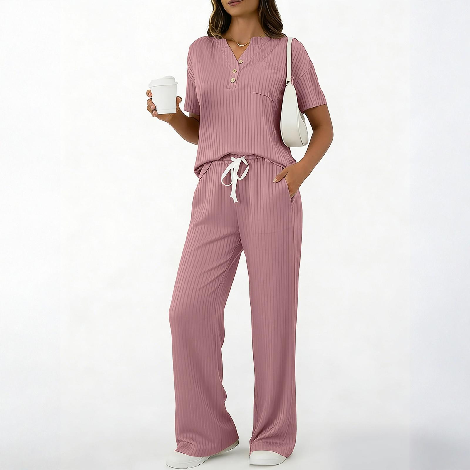 Fashionable And Sexy Women s Spring And Summer Retro Elastic Waist Strap Linen Suit Women s Fashion Color Casual Two-piece Set XL рожевий
Fashionable And Sexy Women s Spring And Summer Retro Elastic Waist Strap Linen Suit Women s Fashion Color Casual Two-piece Set XL рожевий