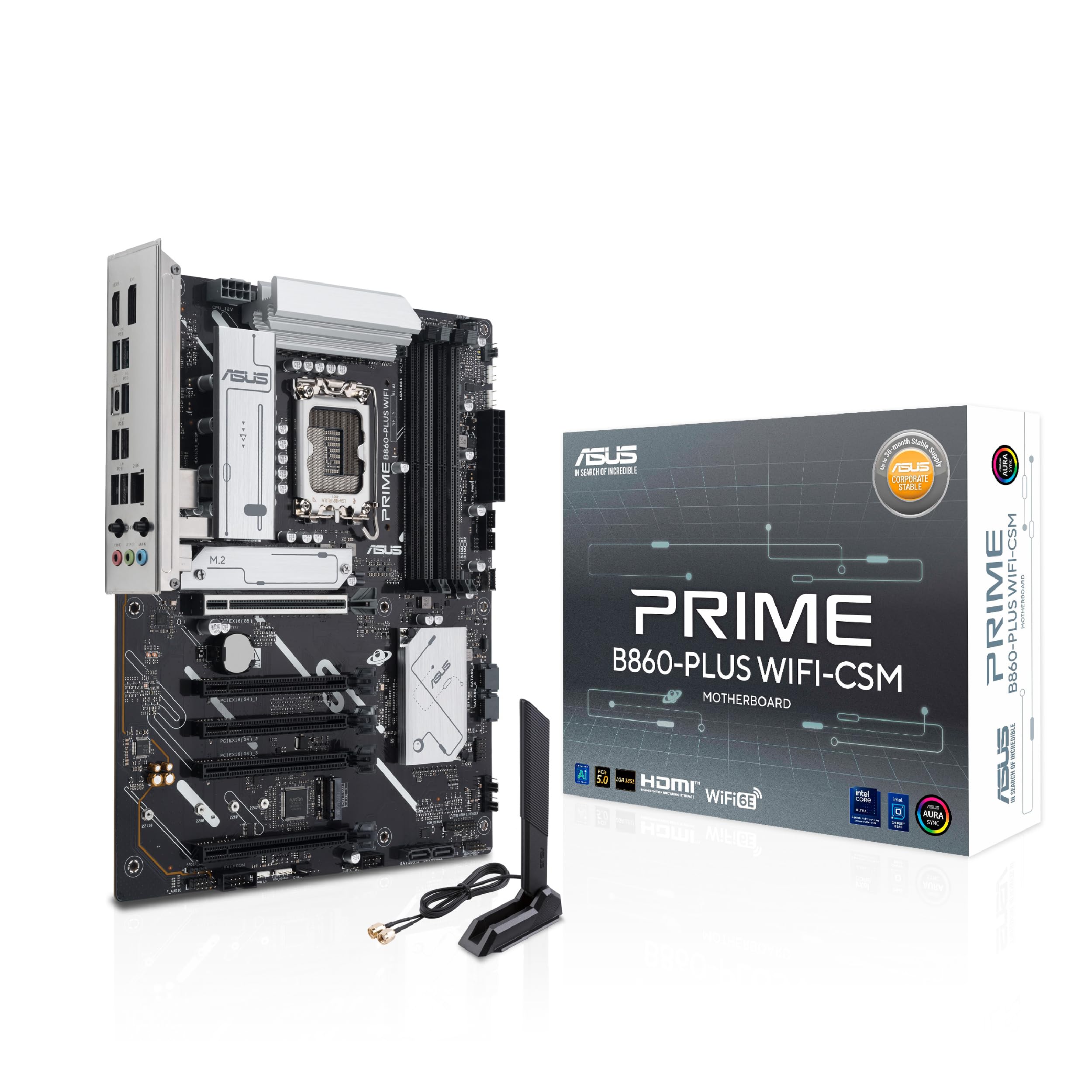 Процесори ASUS Intel Core Ultra, роз’єм LGA1851, сумісні з B860, обладнані ATX. Продукт місцевого авторизованого дистриб’ютора (Серія 2) материнська плата/PRIME
Процесори ASUS Intel Core Ultra, роз’єм LGA1851, сумісні з B860, обладнані ATX. Продукт місцевого авторизованого дистриб’ютора (Серія 2) материнська плата/PRIME