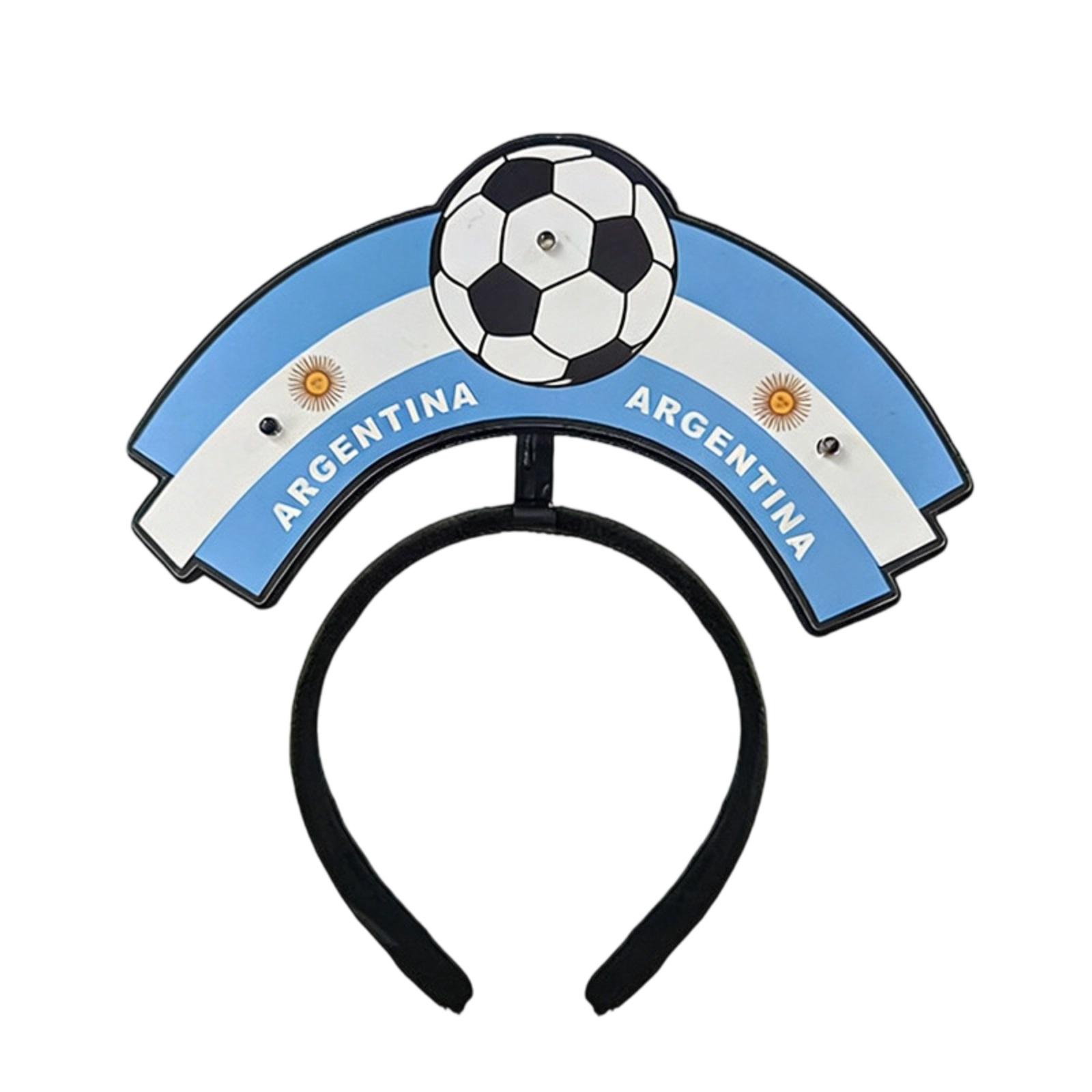 2026 Glow-in-the-Dark Headband With Flags - Light Up Soccer Fan Gear For Stadium, Party, And Celebration Events One Size
2026 Glow-in-the-Dark Headband With Flags - Light Up Soccer Fan Gear For Stadium, Party, And Celebration Events One Size
