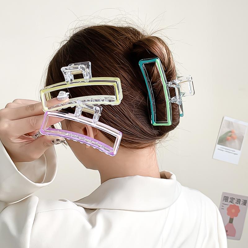 Jelly-colored Square Grab Hair Clips Sweet Women Korean Hairpin Temperament Fashion Shark Cawl Clips Girl Hair Accessories
Jelly-colored Square Grab Hair Clips Sweet Women Korean Hairpin Temperament Fashion Shark Cawl Clips Girl Hair Accessories