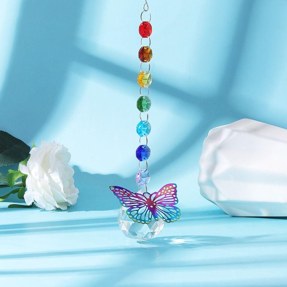 DIY Crafts Crystal Butterfly Sun Catchers Colorful Suncatcher Chandelier Home Party Decor Style 2
DIY Crafts Crystal Butterfly Sun Catchers Colorful Suncatcher Chandelier Home Party Decor Style 2