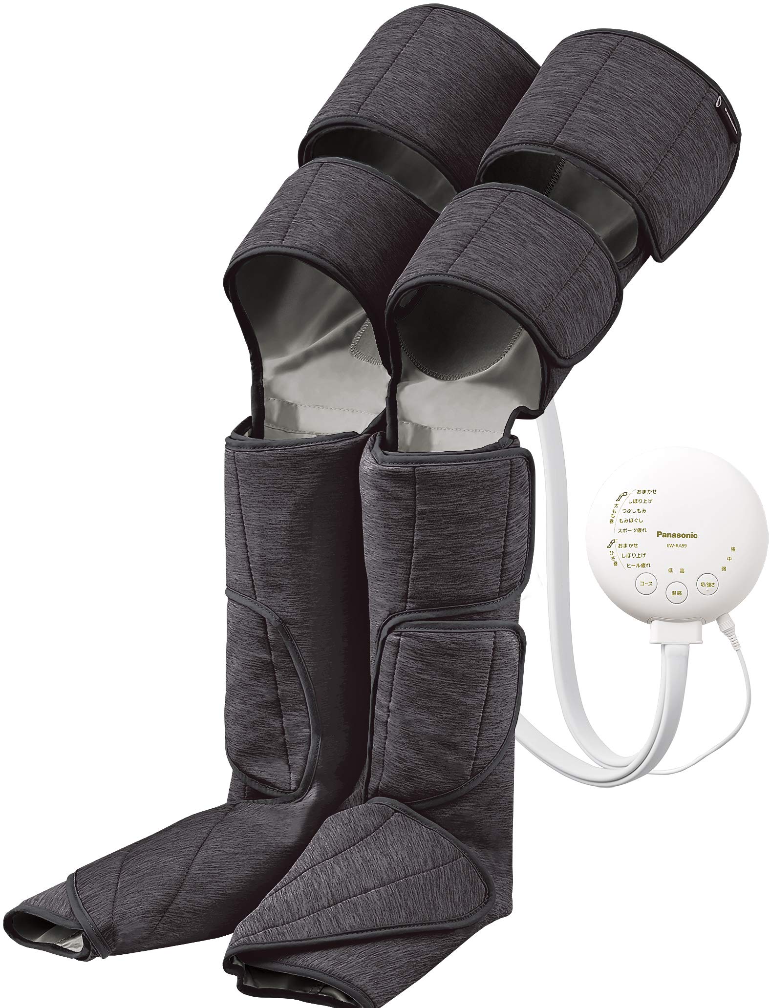 Panasonic Air Massager Leg Reflation Feet to Thighs 8 Courses Equipped with Warming Function Dark Gray EW-RA99-H
Panasonic Air Massager Leg Reflation Feet to Thighs 8 Courses Equipped with Warming Function Dark Gray EW-RA99-H