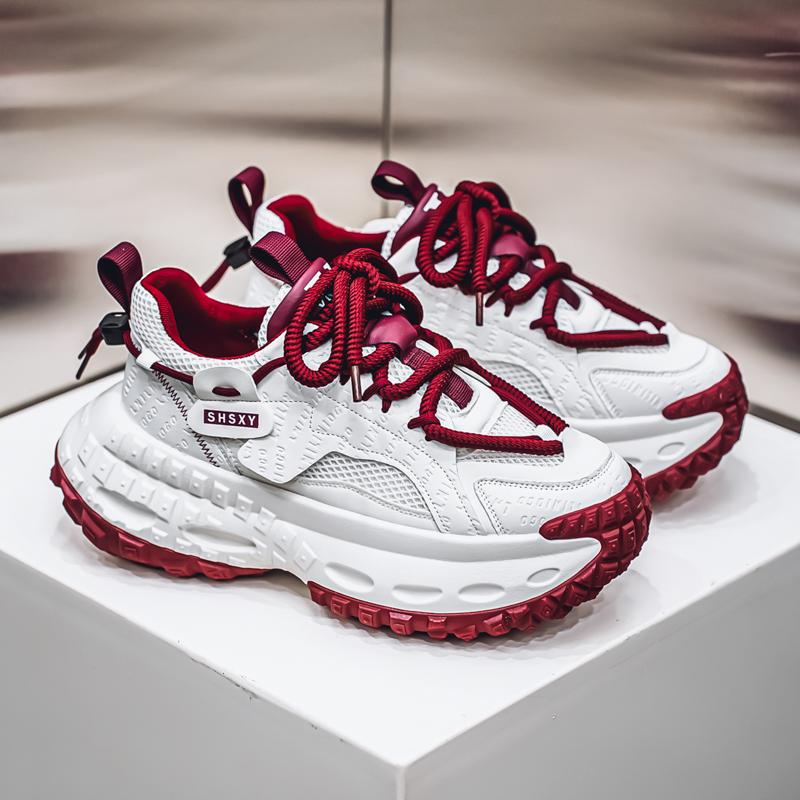 Новая Мода Мужские Четыре Сезона Удобные Ботинки на Толстой Подошве Студенческие Мальчики Девочки Трендовые Дышащие Повседневные Кроссовки для Бега на Мягкой Подошве 44 красный/белый
Новая Мода Мужские Четыре Сезона Удобные Ботинки на Толстой Подошве Студенческие Мальчики Девочки Трендовые Дышащие Повседневные Кроссовки для Бега на Мягкой Подошве 44 красный/белый