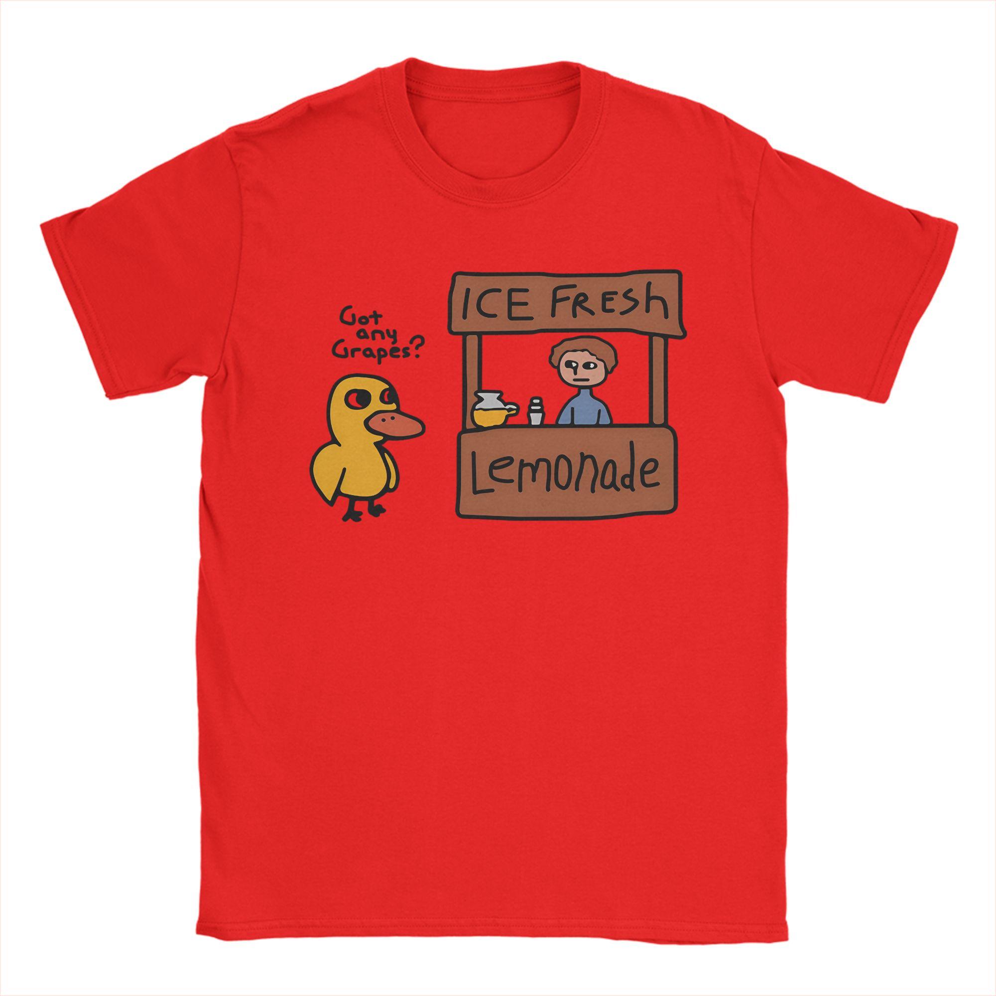 Novelty Got Any Grapes T-Shirts Men Round Neck Pure Cotton T Shirt Funy Cute Duck Song Short Sleeve Tee Shirt Plus Size Clothing S
Novelty Got Any Grapes T-Shirts Men Round Neck Pure Cotton T Shirt Funy Cute Duck Song Short Sleeve Tee Shirt Plus Size Clothing S
