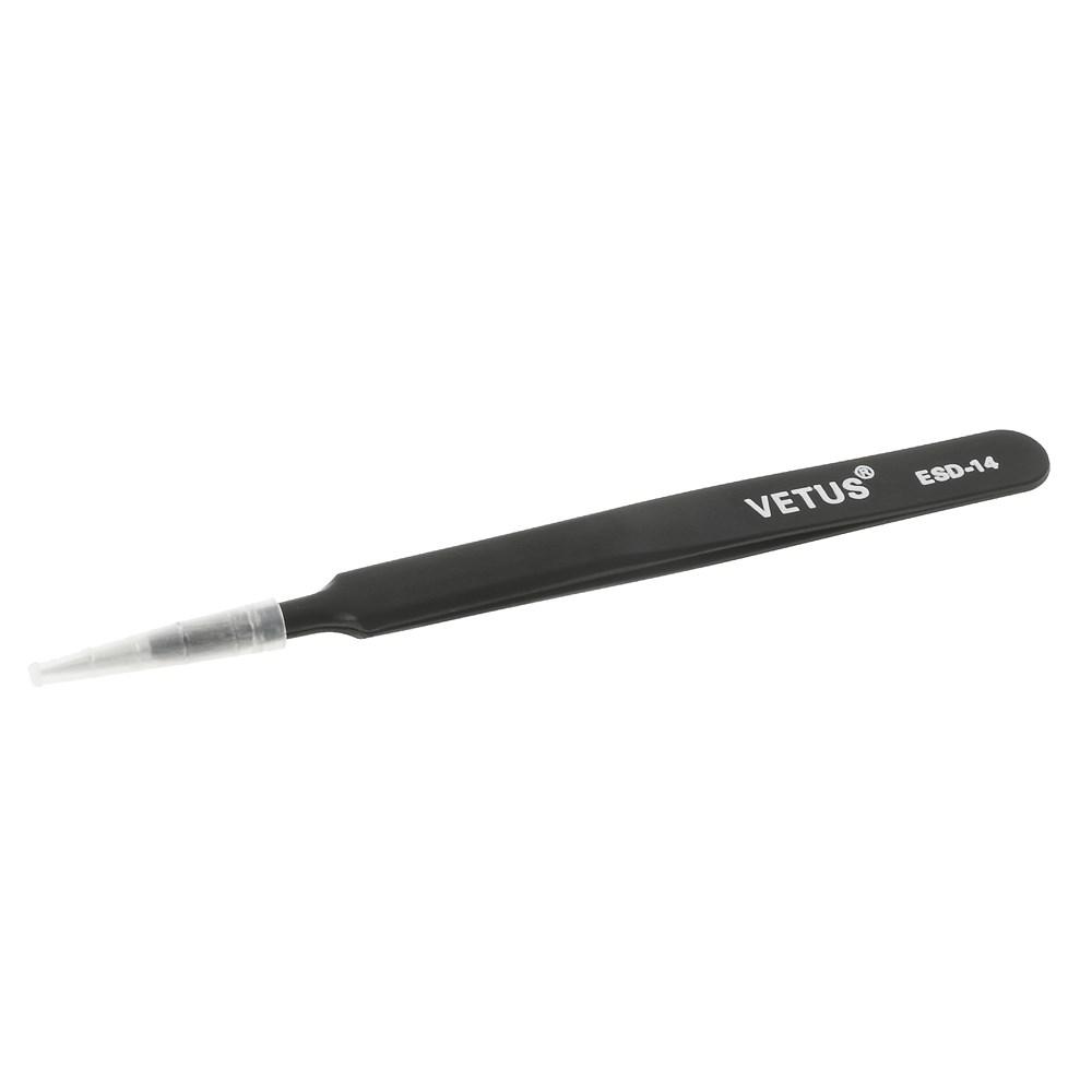 VETUS ESD-14 Anti-Static Stainless Steel Super Fine Tip Straight Tweezer Maintenance Tool,Length: 120mm Type A
VETUS ESD-14 Anti-Static Stainless Steel Super Fine Tip Straight Tweezer Maintenance Tool,Length: 120mm Type A