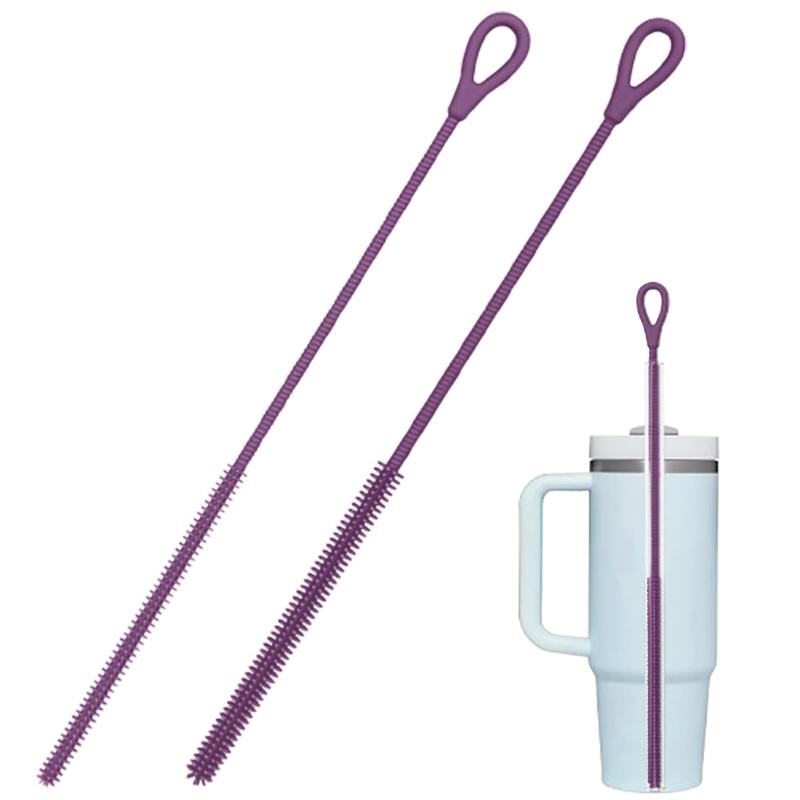 Silicone Straw Cleaner Brush, 2Pcs Straw Cleaner Brush Extra Long, Straw Brush Bristles Cleaner Brush For Cleaning Stanley фіолетовий
Silicone Straw Cleaner Brush, 2Pcs Straw Cleaner Brush Extra Long, Straw Brush Bristles Cleaner Brush For Cleaning Stanley фіолетовий