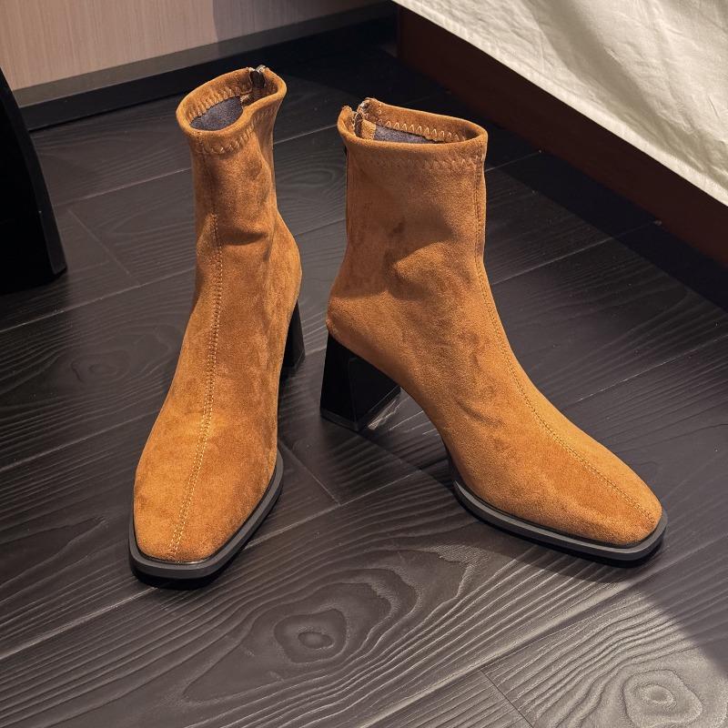 Autumn Winter Square Toe Stretch Slim Women Ankle Boots Fashion Party Short Plush Shoes Street Style High Heel Short Botas Mujer 35
Autumn Winter Square Toe Stretch Slim Women Ankle Boots Fashion Party Short Plush Shoes Street Style High Heel Short Botas Mujer 35