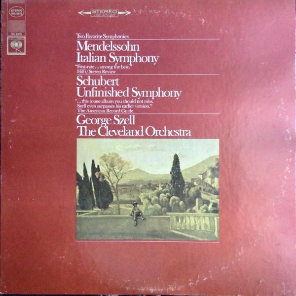 LP Record CLEVELAND ORCHESTRA Two Favorite Symphonies Mendelsso MS6975 COLUMBIA MASTE 1967 US Classical Used
LP Record CLEVELAND ORCHESTRA Two Favorite Symphonies Mendelsso MS6975 COLUMBIA MASTE 1967 US Classical Used