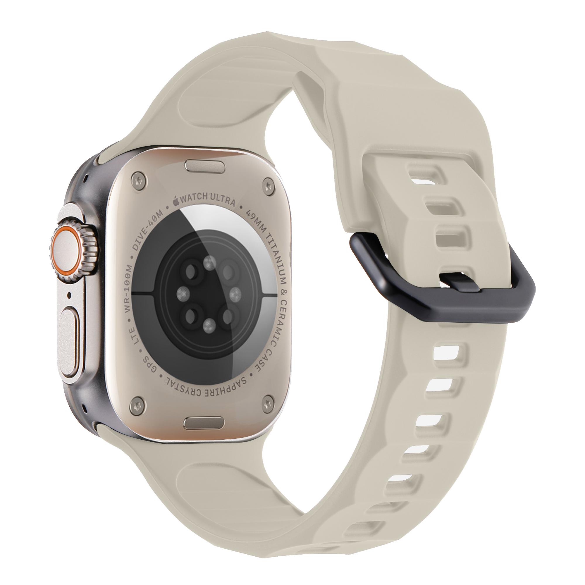 Для Apple Watch 10 46мм/Ultra 2/Ultra 49мм/9 8 7 45мм/SE (2023) SE (2022) SE 6 5 4 44мм/3 2 1 42мм Силіконовий ремінець для годинника Starlight
Для Apple Watch 10 46мм/Ultra 2/Ultra 49мм/9 8 7 45мм/SE (2023) SE (2022) SE 6 5 4 44мм/3 2 1 42мм Силіконовий ремінець для годинника Starlight