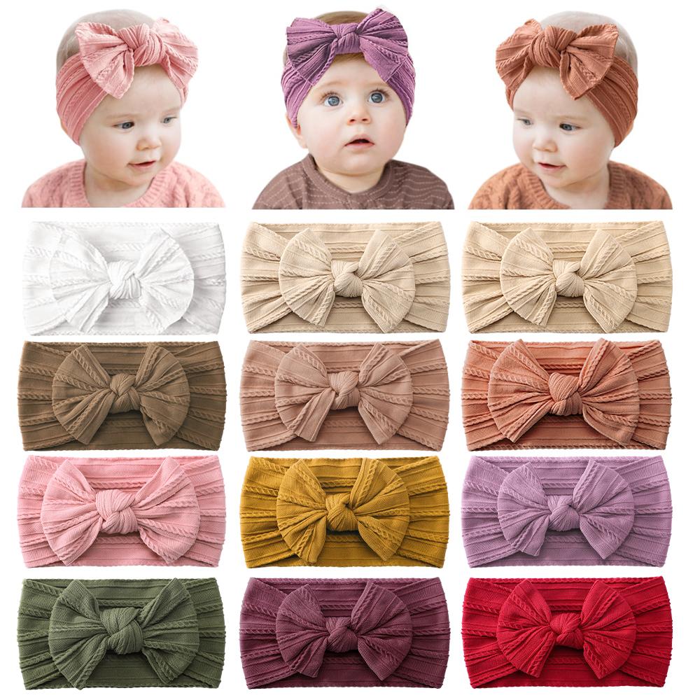 6/12pcs Lovely Cable Knit Baby Bows Headbands for Girls Elastic Knit Turban Hair Bands Soft Nylon Kids Headwear Hair Accessories
6/12pcs Lovely Cable Knit Baby Bows Headbands for Girls Elastic Knit Turban Hair Bands Soft Nylon Kids Headwear Hair Accessories