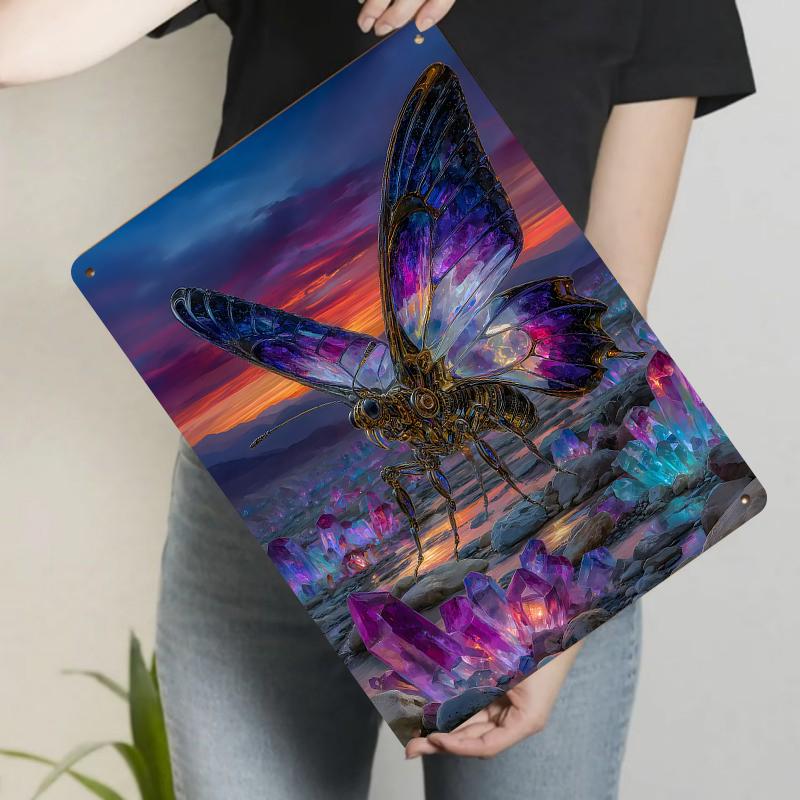 Mechanical Butterfly Metal Wall Art Modern Home Decor Creative Room Decoration for Living Room 20x30cm(7.8x11.8inch)
Mechanical Butterfly Metal Wall Art Modern Home Decor Creative Room Decoration for Living Room 20x30cm(7.8x11.8inch)