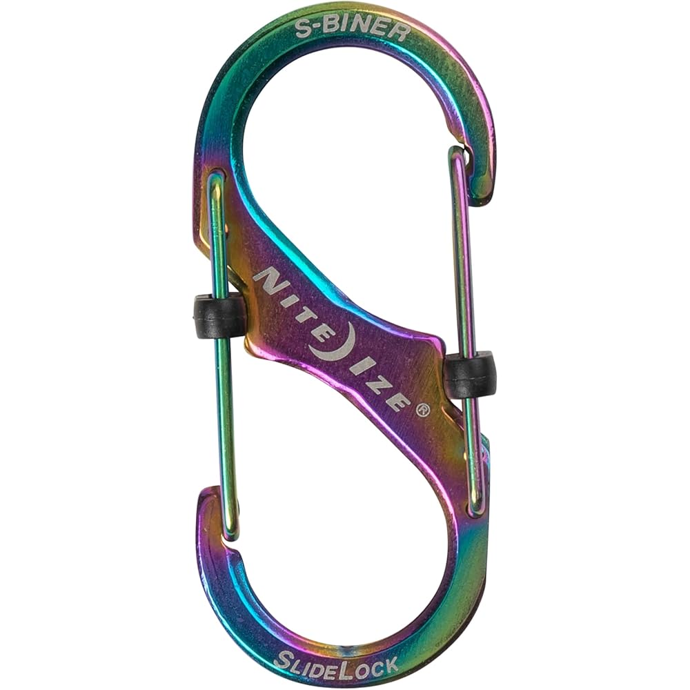 Nite Ize S-Biner Slide Lock #2 Spectrum 22mm Width 50mm Height 8mm Depth Multi-Use Clip
Nite Ize S-Biner Slide Lock #2 Spectrum 22mm Width 50mm Height 8mm Depth Multi-Use Clip