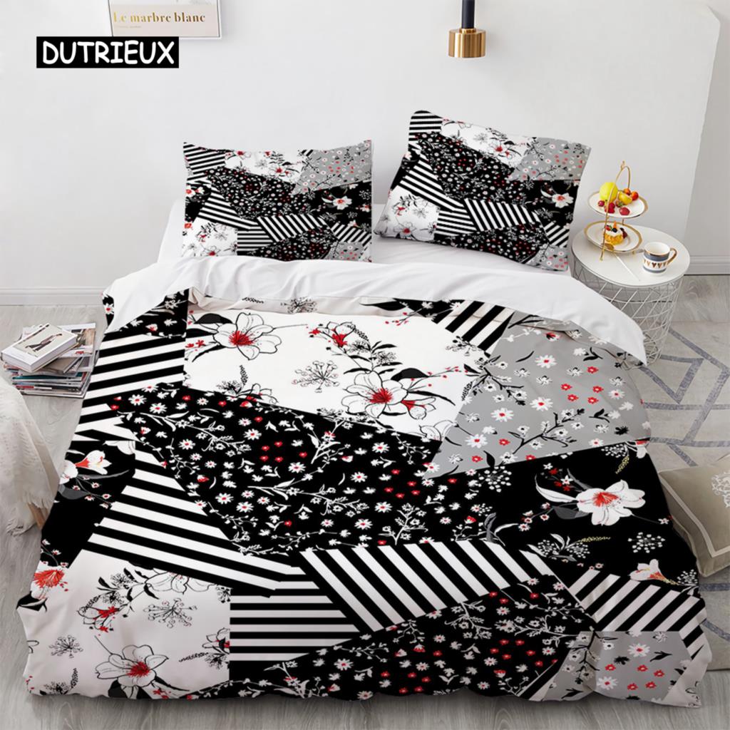 Polyester Comfortable Floral Pattern Duvet Cover Set With Duvet Cover And Pillowcases King Queen Twin Sizes For All Ages EU single(135x200cm)
Polyester Comfortable Floral Pattern Duvet Cover Set With Duvet Cover And Pillowcases King Queen Twin Sizes For All Ages EU single(135x200cm)
