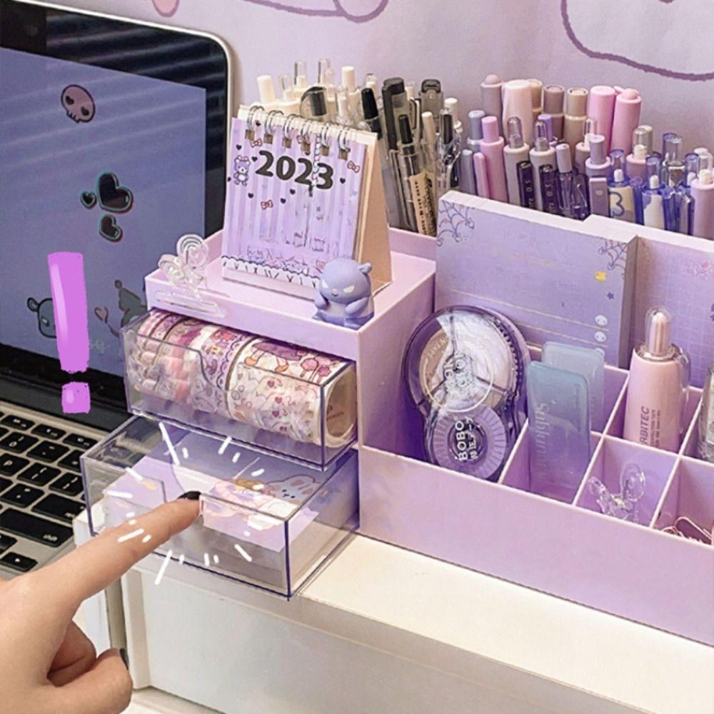 Пластикова коробка для зберігання канцелярських товарів Kawaii Desktop Storage Case Жіноча дівчина синій
Пластикова коробка для зберігання канцелярських товарів Kawaii Desktop Storage Case Жіноча дівчина синій