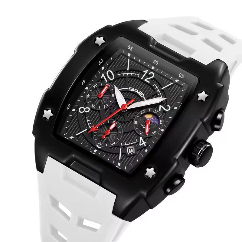 Quartz Men Watch Tonneau Stainless Steel Shell Sport Wristwatch Fashion Black Silicone Type Mille Relojes помаранчевий
Quartz Men Watch Tonneau Stainless Steel Shell Sport Wristwatch Fashion Black Silicone Type Mille Relojes помаранчевий