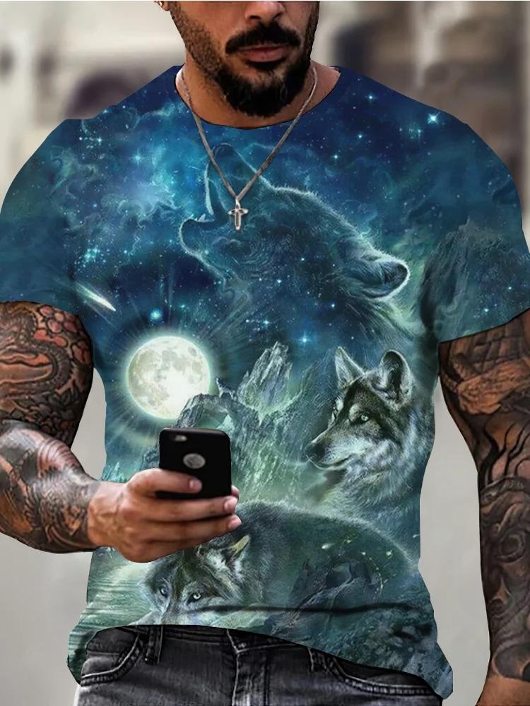 T-Shirt Man New Wolf 3D Printed Short Sleeve Summer Fashion Outdoor Street Style Design Tops Large Size Loose Men s T-Shirt 6XL
T-Shirt Man New Wolf 3D Printed Short Sleeve Summer Fashion Outdoor Street Style Design Tops Large Size Loose Men s T-Shirt 6XL