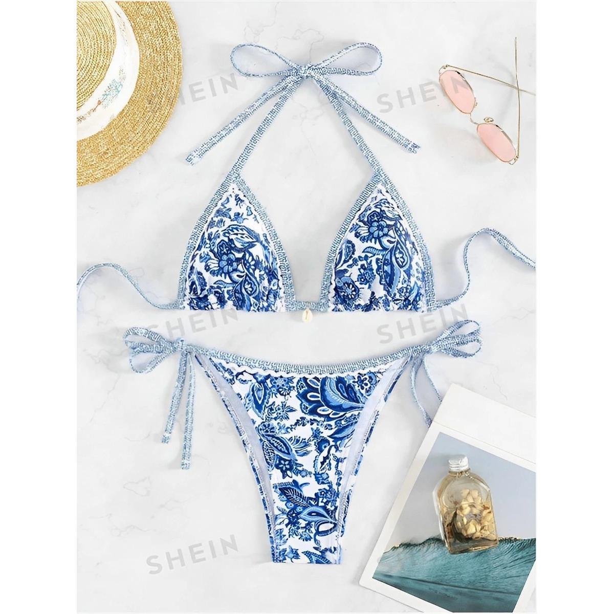 Halter String Triangle Two Piece Bikini Women Swimwear Female Swimsuit Bathers Bathing Swimming Suit Beachwear Summer
Halter String Triangle Two Piece Bikini Women Swimwear Female Swimsuit Bathers Bathing Swimming Suit Beachwear Summer