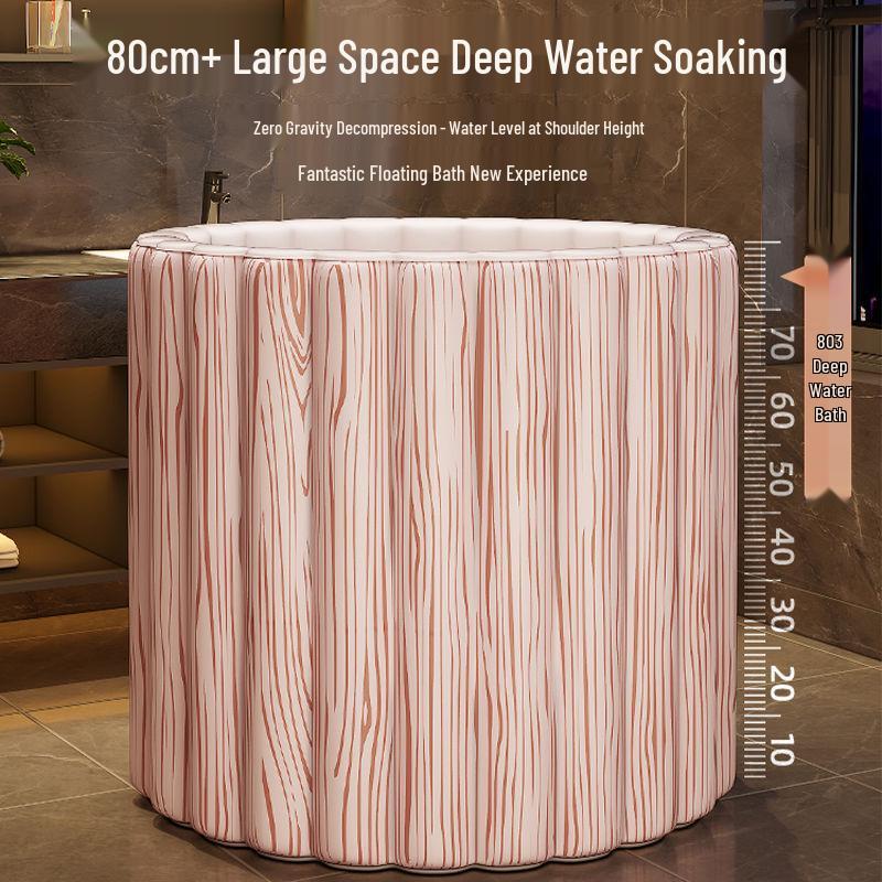 In Stock PVC Inflatable Sauna Spa Barrel: Thickened, Enlarged, Wood Grain Design, No Installation, Foldable Storage, Automatic Ice Bath 70#
In Stock PVC Inflatable Sauna Spa Barrel: Thickened, Enlarged, Wood Grain Design, No Installation, Foldable Storage, Automatic Ice Bath 70#