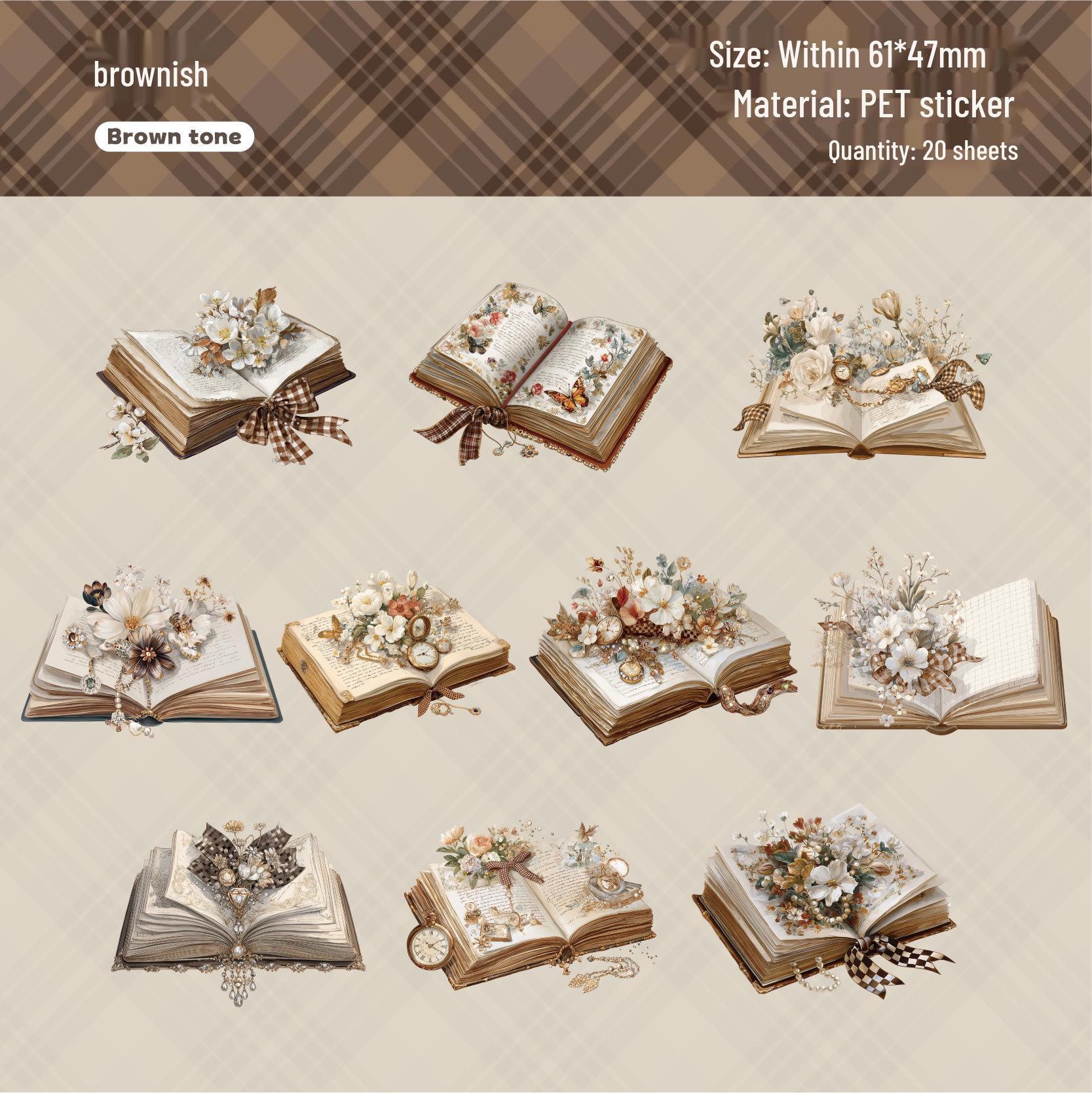 Retro Bookish Sticker Pack: Journal & Collage Decorations in 6 Styles
Retro Bookish Sticker Pack: Journal & Collage Decorations in 6 Styles
