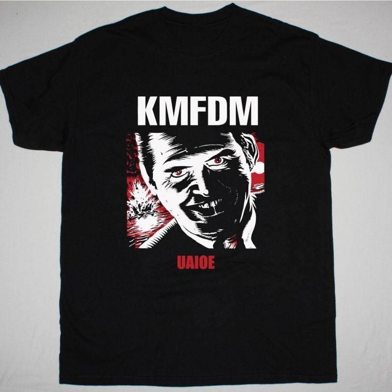 Гурт KMFDM Альбом UAIOE Бавовняна чорна футболка з коротким рукавом Універсальна футболка для чоловіків SE509 S
Гурт KMFDM Альбом UAIOE Бавовняна чорна футболка з коротким рукавом Універсальна футболка для чоловіків SE509 S
