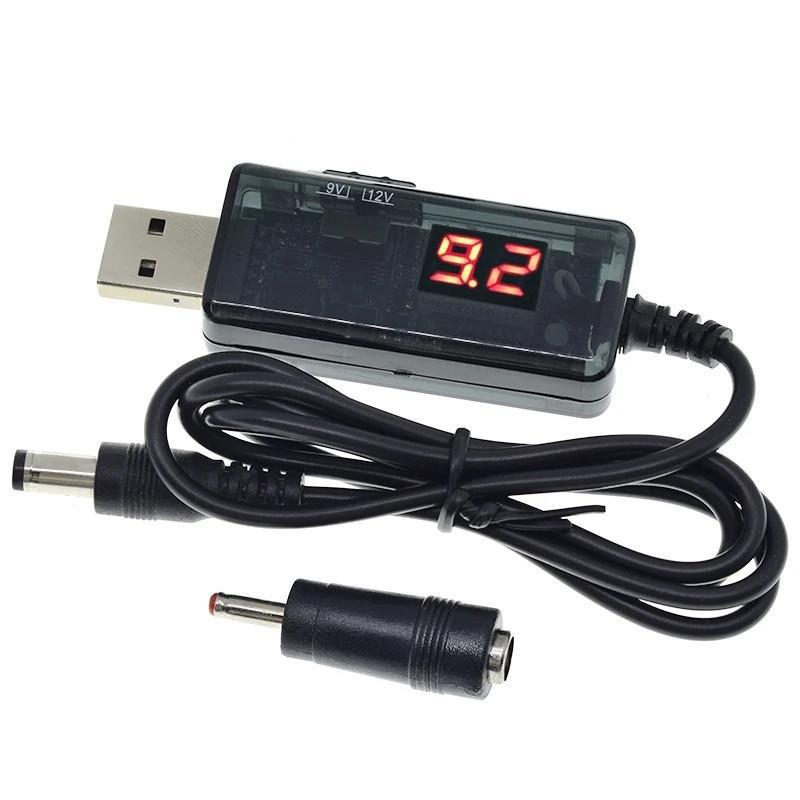 Кабель USB - DC 5.5/3.5мм повышающий: Преобразователь 5 В в 9 В/12 В для зарядки роутера/модема
Кабель USB - DC 5.5/3.5мм повышающий: Преобразователь 5 В в 9 В/12 В для зарядки роутера/модема