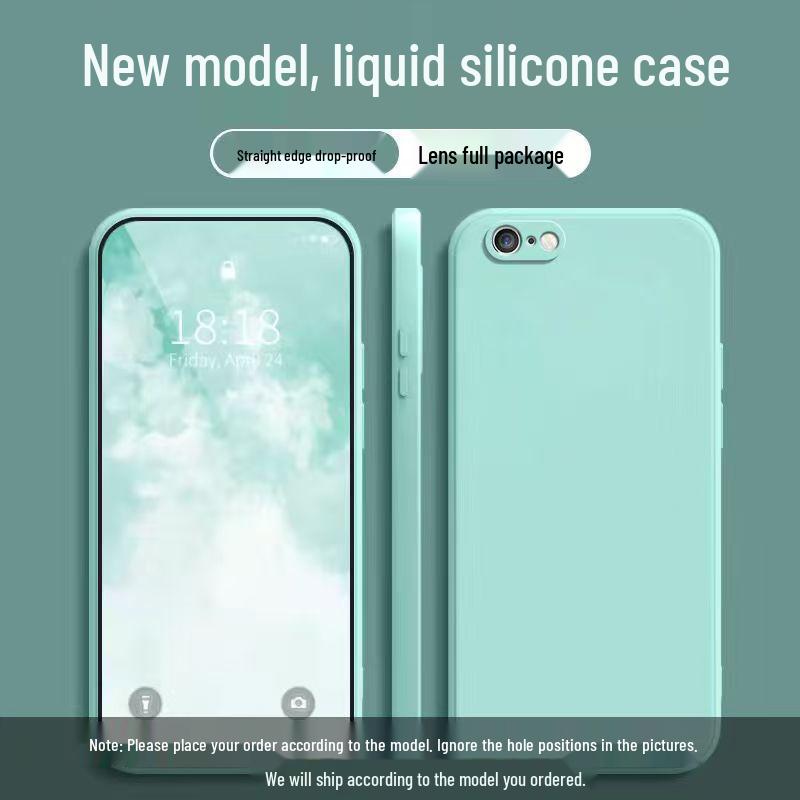 Apple 6s Plus Liquid Silicone Case, Full Coverage Drop Protection, Solid Color, Skin-Friendly Style iPhone 6s Plus світло-зелений колір
Apple 6s Plus Liquid Silicone Case, Full Coverage Drop Protection, Solid Color, Skin-Friendly Style iPhone 6s Plus світло-зелений колір