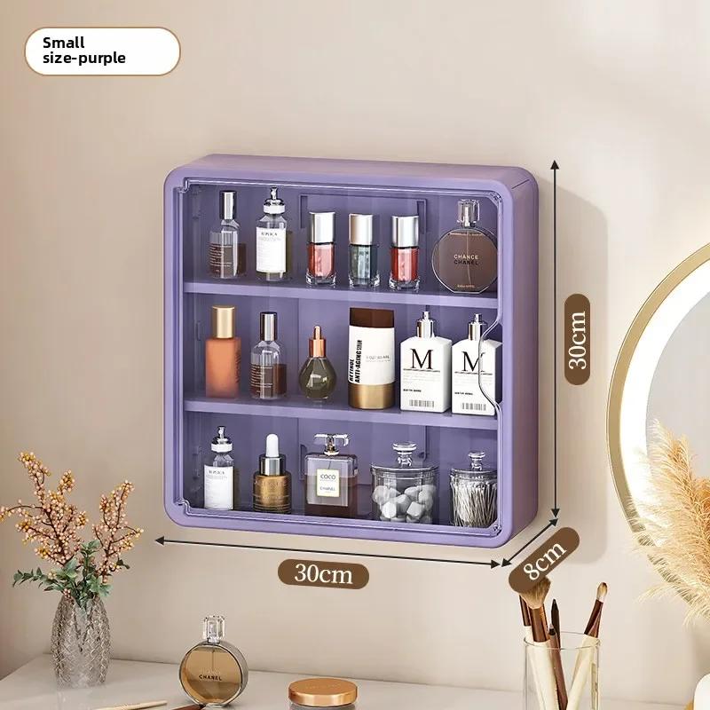 Multi-Layer No Drill Bathroom Organizer Transparent Cosmetic Display Cabinet with Removable Shelves
Multi-Layer No Drill Bathroom Organizer Transparent Cosmetic Display Cabinet with Removable Shelves