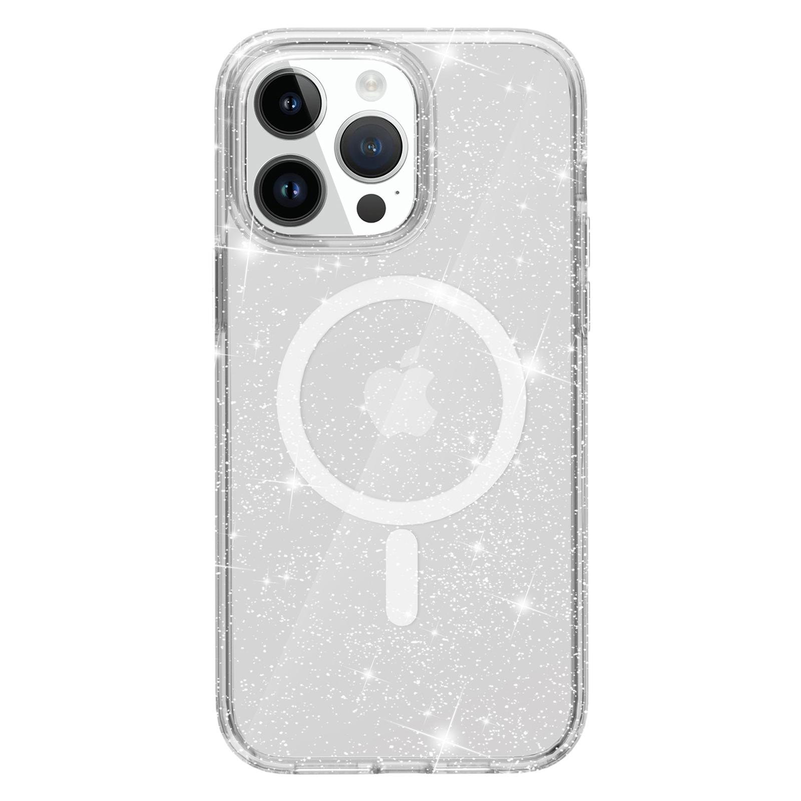 Glitter Magnetic Case for iPhone 15 Pro Max,Hard PC+Soft TPU Compatible with MagSafe Phone Cover White
Glitter Magnetic Case for iPhone 15 Pro Max,Hard PC+Soft TPU Compatible with MagSafe Phone Cover White