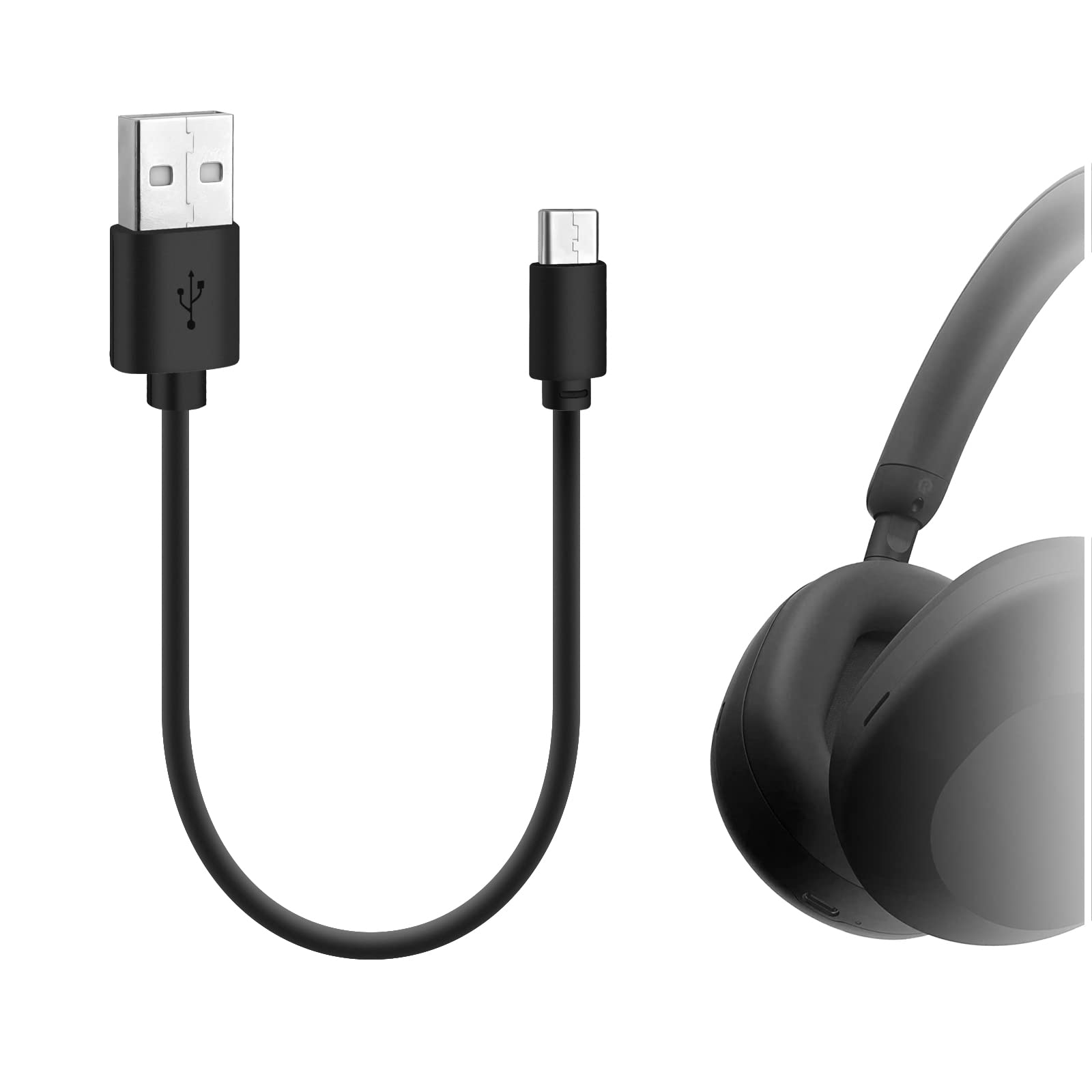 Geekria USB Headphone Short Charging Cable for Sony Sony ULT Wear Charger Compatible to Replacement Power Charging Cord ft 30 WH-1000XM6 WH-1000XM5
Geekria USB Headphone Short Charging Cable for Sony Sony ULT Wear Charger Compatible to Replacement Power Charging Cord ft 30 WH-1000XM6 WH-1000XM5