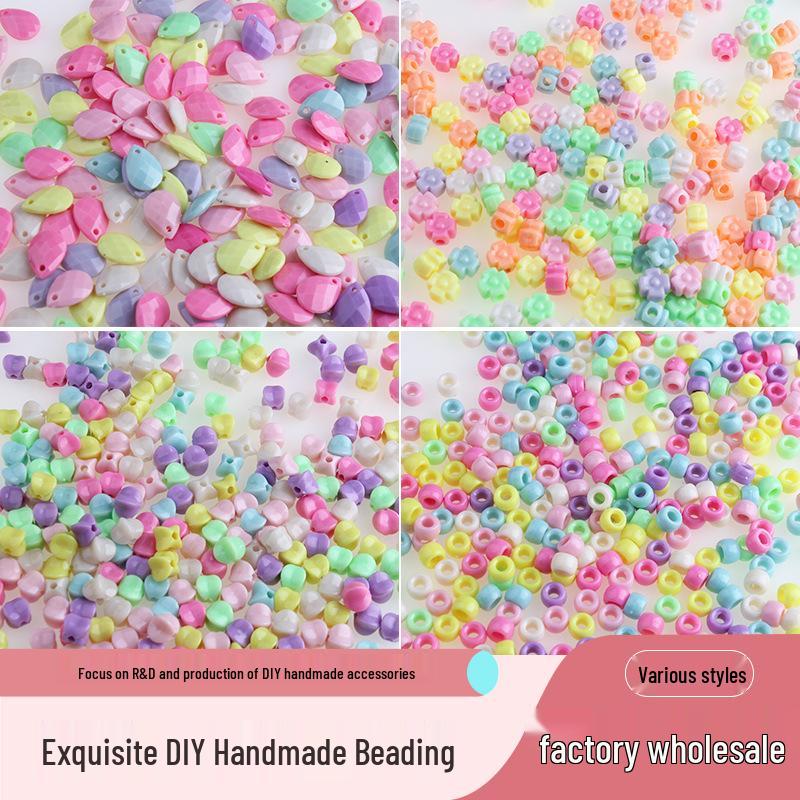 Spring Flower Buttons: Mixed Color Plastic Beads for DIY Jewelry and Clothing Accessories
Spring Flower Buttons: Mixed Color Plastic Beads for DIY Jewelry and Clothing Accessories