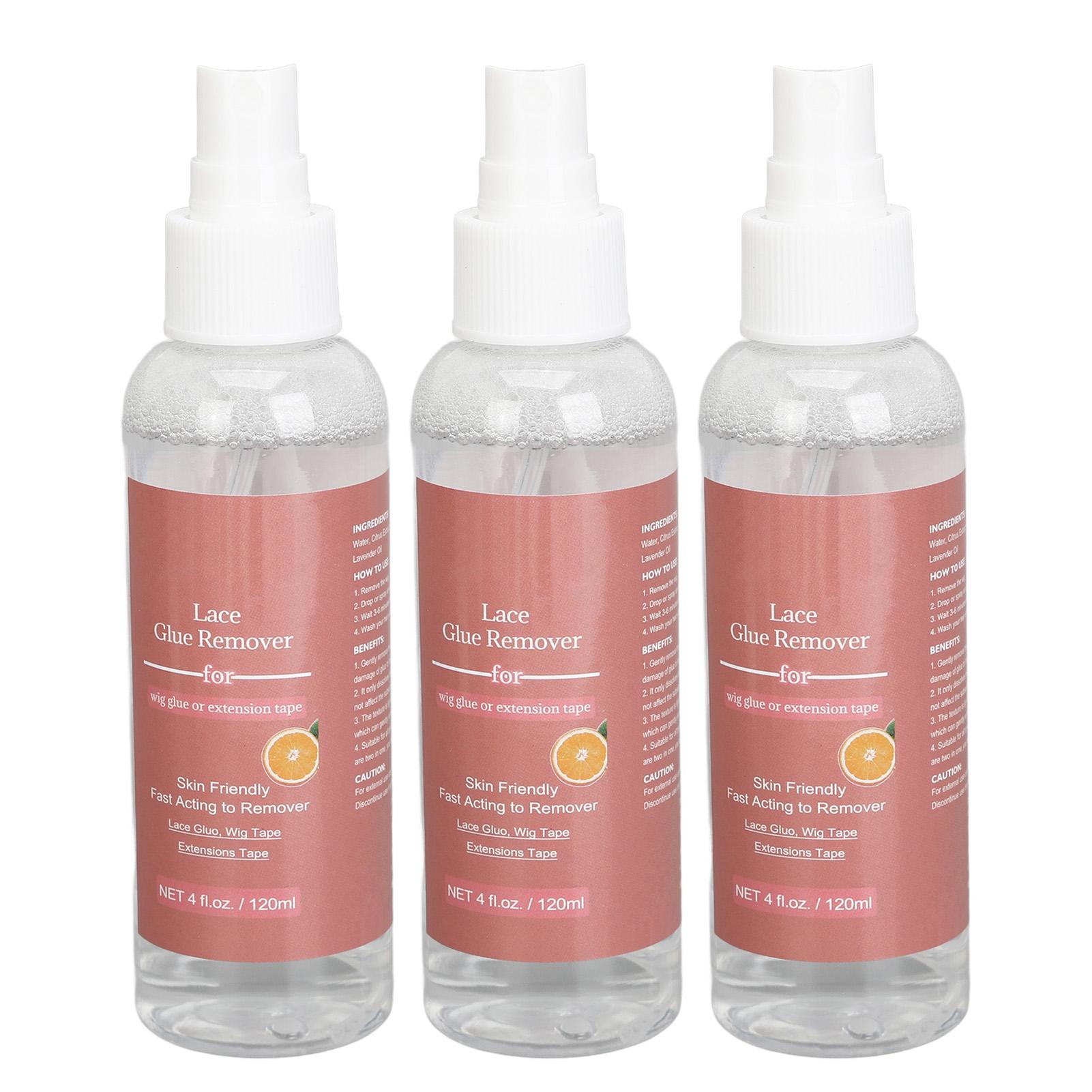 3 шт. Средство для снятия клея для париков Безопасное Мягкое Портативное Средство для снятия наращенных волос Очиститель 120 мл для Дома Салона