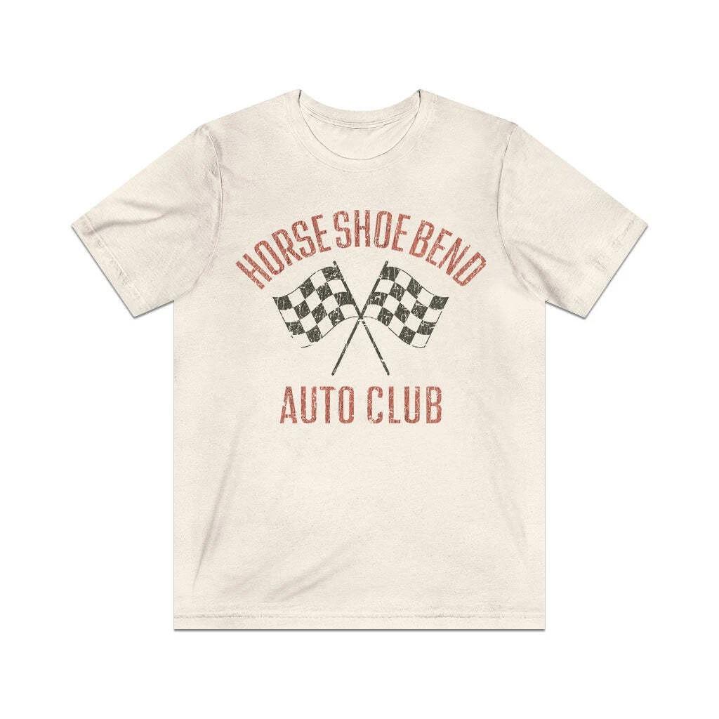 Horse Shoe Bend Auto Club 1957 Vintage Men s T shirt 4XL
Horse Shoe Bend Auto Club 1957 Vintage Men s T shirt 4XL