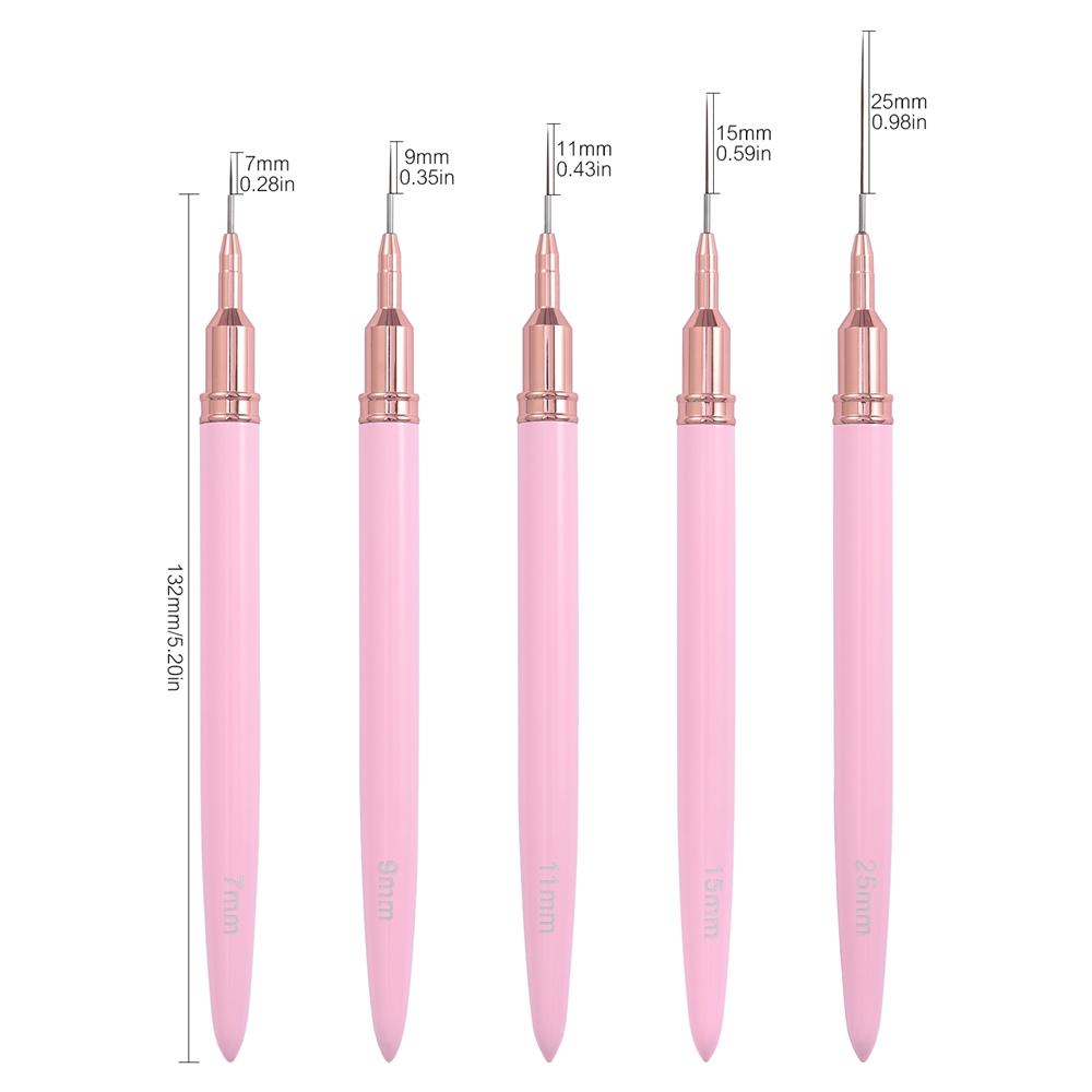 5 шт./компл. кисточки для подводки ногтей, ручка для удлиненных линий, рисунок УФ-гелем, ручка для дизайна ногтей, профессиональный маникюрный инструмент
5 шт./компл. кисточки для подводки ногтей, ручка для удлиненных линий, рисунок УФ-гелем, ручка для дизайна ногтей, профессиональный маникюрный инструмент