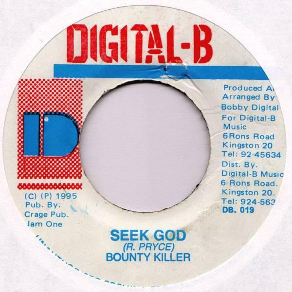 7inch Record BOUNTY KILLER - Seek God NONE Digital-B Jamaica Reggae, Ska & Dub Used
7inch Record BOUNTY KILLER - Seek God NONE Digital-B Jamaica Reggae, Ska & Dub Used
