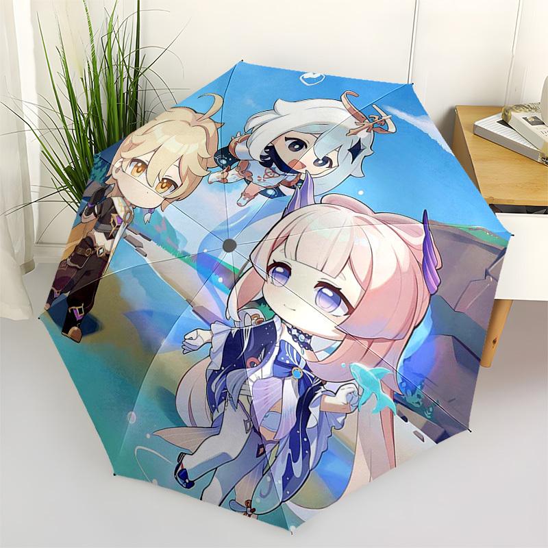 1pc Outdoor Umbrella with Cute Anime Characters - Automatic Opening/Closing Design, Portable 3-Fold Structure, 8-Bone Iron Frame, Perfect Gift fo
1pc Outdoor Umbrella with Cute Anime Characters - Automatic Opening/Closing Design, Portable 3-Fold Structure, 8-Bone Iron Frame, Perfect Gift fo