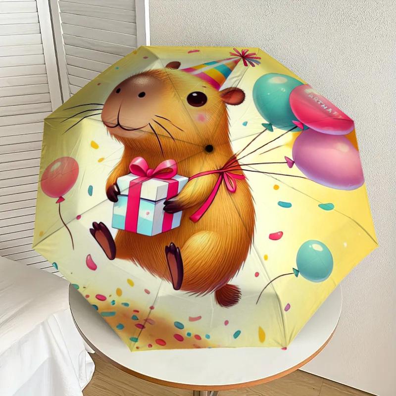 1pc Birthday Capybara Celebration Umbrella with Plastic Handle,Suitable for All Seasons Home Travel Outdoor UmbrellaDD182
1pc Birthday Capybara Celebration Umbrella with Plastic Handle,Suitable for All Seasons Home Travel Outdoor UmbrellaDD182