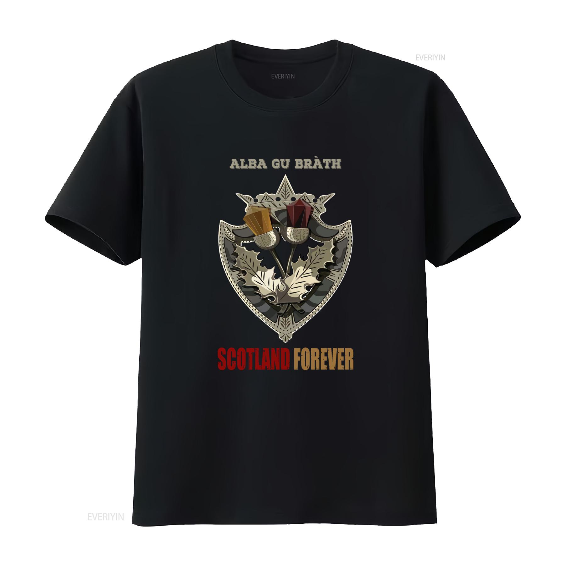 Alba Gu Bràth Scotland Forever T shirt 6319 Scottish Thistle Shield Design for Patriotic Style vintage Washed homme Comfortable 4XL
Alba Gu Bràth Scotland Forever T shirt 6319 Scottish Thistle Shield Design for Patriotic Style vintage Washed homme Comfortable 4XL