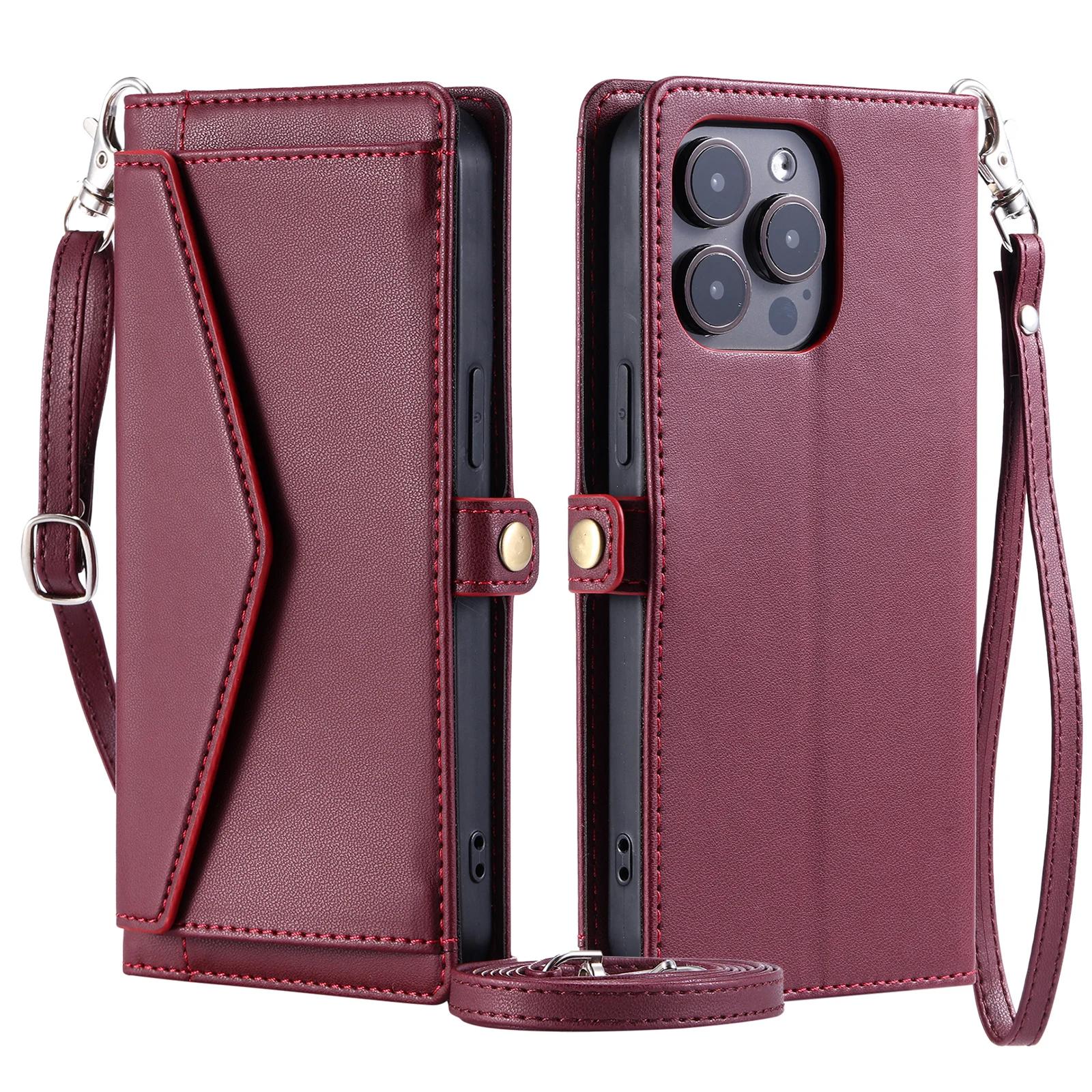 Crossbody Leather Wallet Case For iPhone17 16 Pro Air 16E 15 14 13 12 11 Pro Max XS XR SE 8 7 Card Solt Pocket Shoulder Cover iPhone Air
Crossbody Leather Wallet Case For iPhone17 16 Pro Air 16E 15 14 13 12 11 Pro Max XS XR SE 8 7 Card Solt Pocket Shoulder Cover iPhone Air