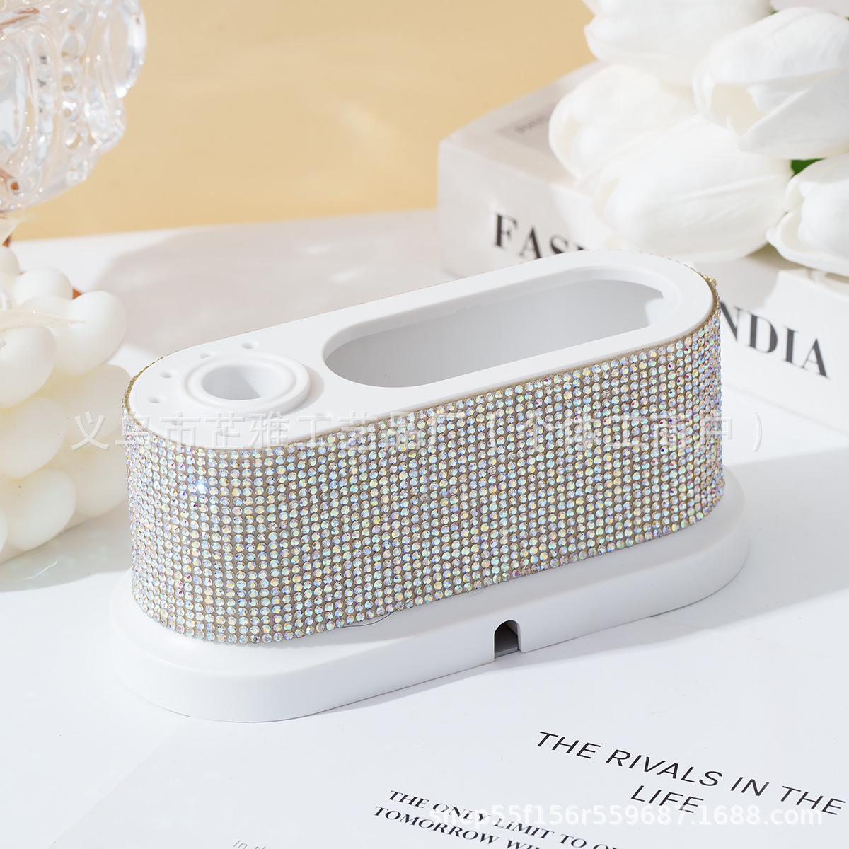Light luxury full diamond nail polisher, small storage box, nail machine host accessories, universal grinding head storage
Light luxury full diamond nail polisher, small storage box, nail machine host accessories, universal grinding head storage