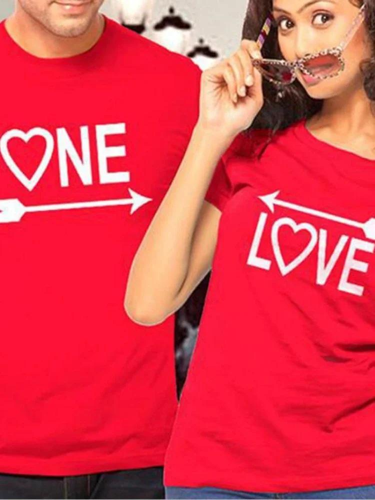 Парная футболка Love One Heart Print Красная футболка Lovers с коротким рукавом и круглым вырезом Свободная футболка Летняя женская мужская футболка Топы Одежда S
Парная футболка Love One Heart Print Красная футболка Lovers с коротким рукавом и круглым вырезом Свободная футболка Летняя женская мужская футболка Топы Одежда S