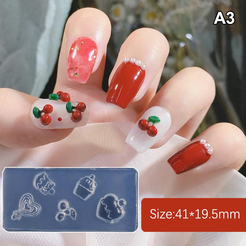 3D Силіконова Форма для Нігтів Ведмедик Метелик Квітка DIY Дизайн Шаблон Манікюру Скульптурний Трафарет для Нейл-арту Інструменти A3
3D Силіконова Форма для Нігтів Ведмедик Метелик Квітка DIY Дизайн Шаблон Манікюру Скульптурний Трафарет для Нейл-арту Інструменти A3