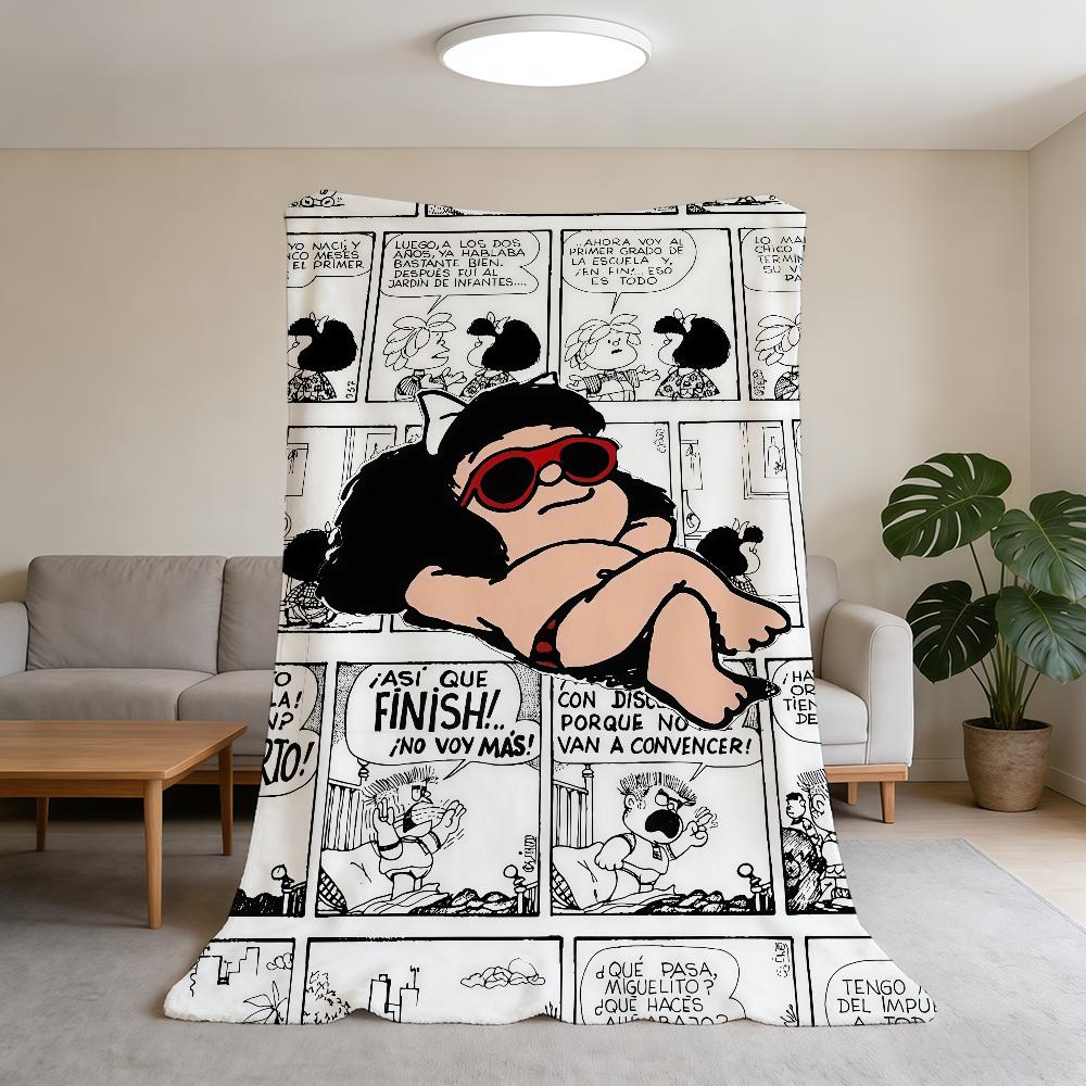 Blanket Super Warm Comfortable Plush M-Mafalda-ES Throw Cartoon Blanket Child Home Cute Sofa Bedroom Gift 75x90cm
Blanket Super Warm Comfortable Plush M-Mafalda-ES Throw Cartoon Blanket Child Home Cute Sofa Bedroom Gift 75x90cm