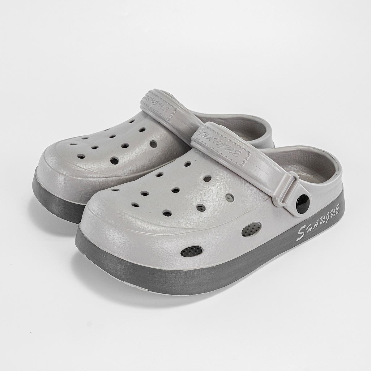 2025 Новые летние модные туфли Cave Garden, удобные тапочки с мягкой подошвой для улицы и дома, мужские и женские, трендовые пляжные тапочки 38-39 серый
2025 Новые летние модные туфли Cave Garden, удобные тапочки с мягкой подошвой для улицы и дома, мужские и женские, трендовые пляжные тапочки 38-39 серый