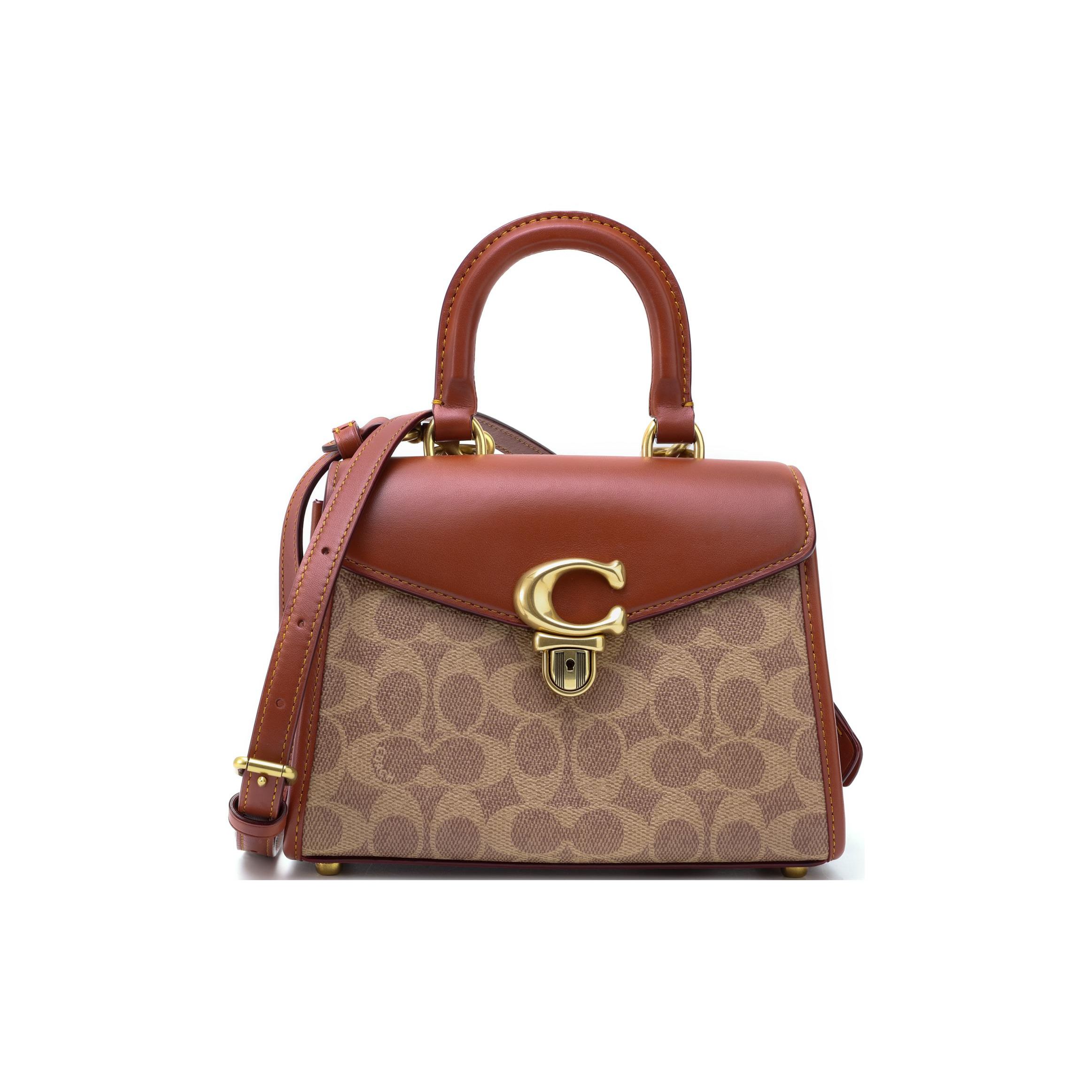 Coach Sammy 22 Classic Monogram Gold Logo Lock Flap Leather Handbag Women handbags Burgundy Brown CJ831-B4NQ4 Basic Set (Bag+Dust Bag)
Coach Sammy 22 Classic Monogram Gold Logo Lock Flap Leather Handbag Women handbags Burgundy Brown CJ831-B4NQ4 Basic Set (Bag+Dust Bag)
