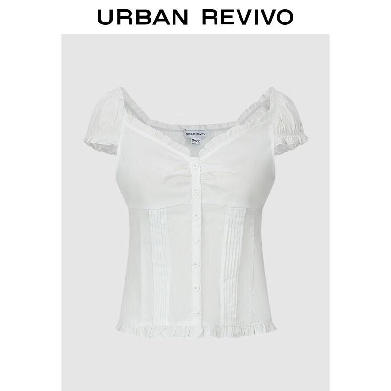 UR2026 Women s Ruffle Sleeveless Short Cardigan Shirt S
UR2026 Women s Ruffle Sleeveless Short Cardigan Shirt S