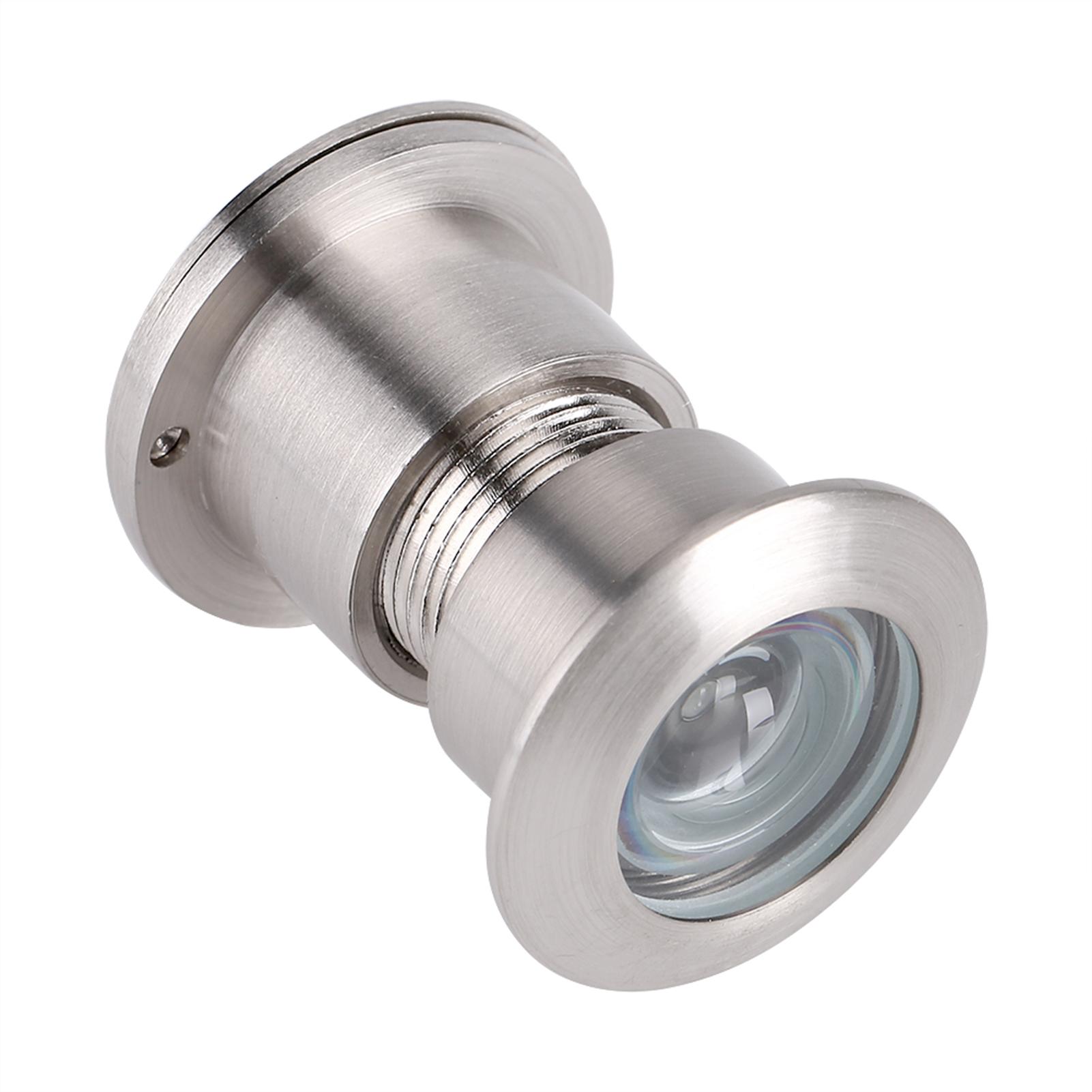 Дверной глазок с широким углом обзора 28 мм и прочной защитной крышкой, золотистый