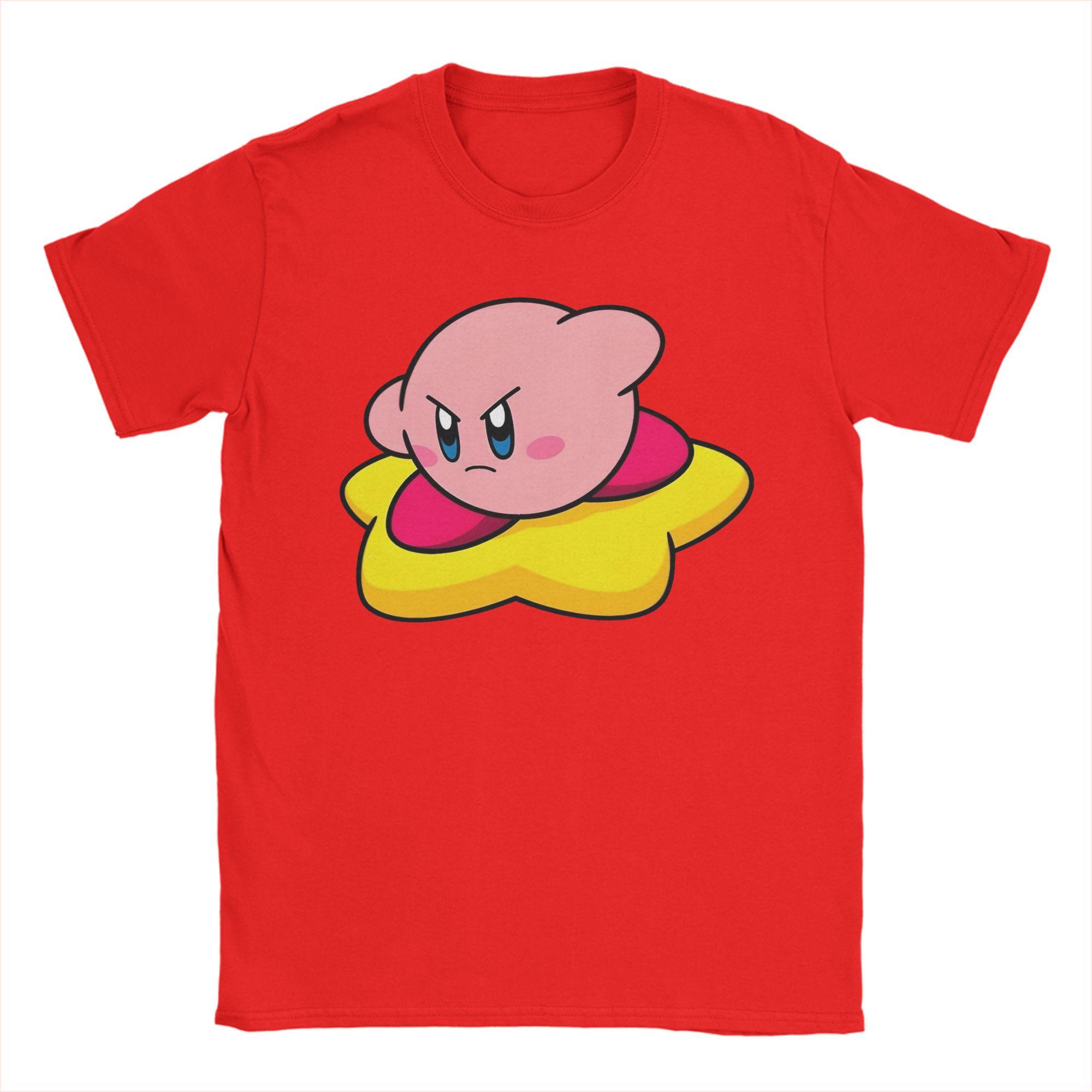 Mens Kirbys on a star T Shirts 100 Cotton Clothes Vintage Short Sleeve O Neck Tees Plus Size TShirts M
Mens Kirbys on a star T Shirts 100 Cotton Clothes Vintage Short Sleeve O Neck Tees Plus Size TShirts M