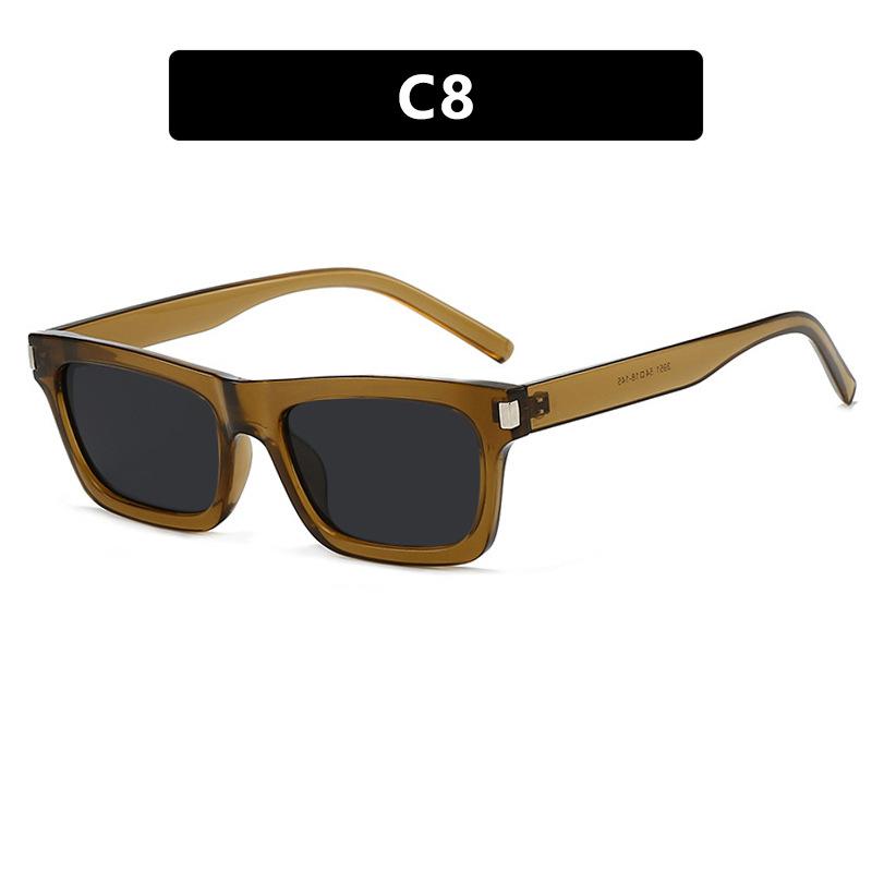 Square Minimalist PC Sunglasses Retro Unisex UV Protection Vintage Style for Outdoor Travel Driving Classic Fashion Sun Glasses as pictures
Square Minimalist PC Sunglasses Retro Unisex UV Protection Vintage Style for Outdoor Travel Driving Classic Fashion Sun Glasses as pictures